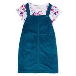 NWT Girls Short Sleeve T-Shirt and Skirtall